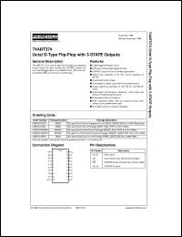 74ABT374CSCX datasheet:  Octal D-Type Flip-Flop with 3-STATE Outputs 74ABT374CSCX