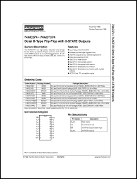 74AC374SC datasheet:  Octal D Flip-Flop with 3-STATE Outputs 74AC374SC