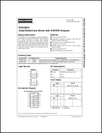 74ACQ241PC datasheet:  Quiet Series Octal Buffer/Line Driver with 3-STATE Outputs 74ACQ241PC