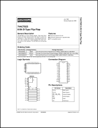 74ACT825SCX datasheet:  8-Bit D-Type Flip-Flop 74ACT825SCX