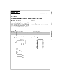 74F257ASC datasheet:  Quad 2-Input Multiplexer with 3-STATE Outputs 74F257ASC