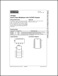 74F258ASJ datasheet:  Quad 2-Input Multiplexer with 3-STATE Outputs 74F258ASJ