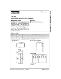 74F350SC datasheet:  4-Bit Shifter with 3-STATE Outputs 74F350SC