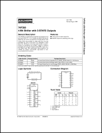 74F350SJ datasheet:  4-Bit Shifter with 3-STATE Outputs 74F350SJ