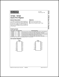 74F398SCX datasheet:  Quad 2-Port Register 74F398SCX