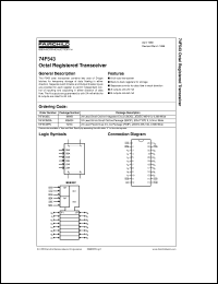 74F543MSAX datasheet:  Octal Registered Transceiver 74F543MSAX