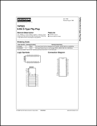 74F823SPC datasheet:  9-Bit D-Type Flip-Flop 74F823SPC