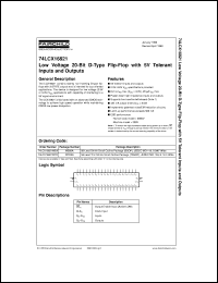 74LCX16821MEA datasheet:  Low-Voltage 20-Bit D-Type Flip-Flops with 5V Tolerant Inputs and Outputs 74LCX16821MEA