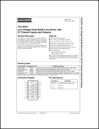 74LCX241WM datasheet:  Low-Voltage Octal Buffer/Line Driver with 5V Tolerant Inputs and Outputs 74LCX241WM