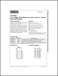 74LCX540MTCX datasheet:  Low Voltage Octal Buffer/Line Driver with 5V Tolerant Inputs and Outputs 74LCX540MTCX