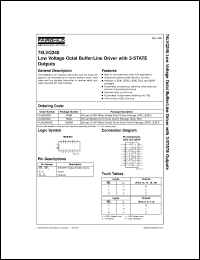74LVQ240SCX datasheet:  Low Voltage Octal Buffer/Line Driver with 3-STATE Outputs 74LVQ240SCX