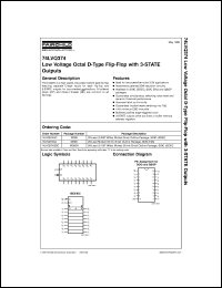 74LVQ374SJX datasheet:  Low Voltage Octal D Flip-Flop with 3-STATE Outputs [Advanced] 74LVQ374SJX