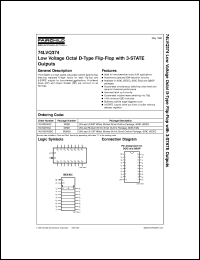 74LVQ374QSCX datasheet:  Low Voltage Octal D Flip-Flop with 3-STATE Outputs [Advanced] 74LVQ374QSCX