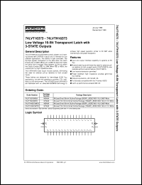 74LVT16373MEAX datasheet:  Low Voltage 16-Bit Transparent Latch with 3-STATE Outputs 74LVT16373MEAX