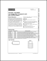 74LVT573WM datasheet:  Low Voltage Octal Transparent Latch with 3-STATE Outputs 74LVT573WM