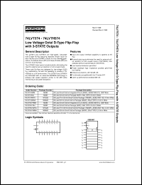 74LVTH574MTCX datasheet:  Low Voltage Octal D-Type Flip-Flop with 3-STATE Outputs 74LVTH574MTCX