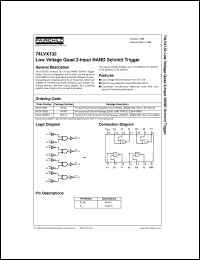 74LVX132SJ datasheet:  Low Voltage Quad 2-Input NAND Schmitt Trigger 74LVX132SJ
