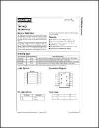 74VHC04SJ datasheet:  Hex Inverter 74VHC04SJ