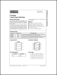 74VHC08SJX datasheet:  Quad 2-Input AND Gate 74VHC08SJX