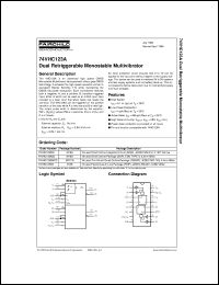 74VHC123ACW datasheet:  Dual Retriggerable Monastable Multivibrator 74VHC123ACW