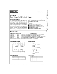 74VHC132SJ datasheet:  Quad 2-Input NAND Schmitt Trigger 74VHC132SJ