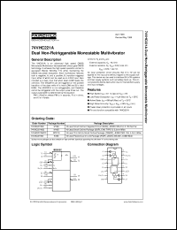 74VHC221ACW datasheet:  Dual Non-Retriggerable Monostable Multivibrator 74VHC221ACW