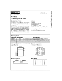 74VHC32SJ datasheet:  Quad 2-Input OR Gate 74VHC32SJ