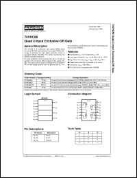 74VHC86MX datasheet:  Quad 2-Input Exclusive-OR Gate 74VHC86MX