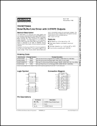 74VHCT244ASJ datasheet:  Octal Buffer/Line Driver with 3-STATE Outputs 74VHCT244ASJ