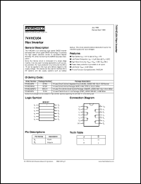 74VHCU04CW datasheet:  Hex Inverter 74VHCU04CW