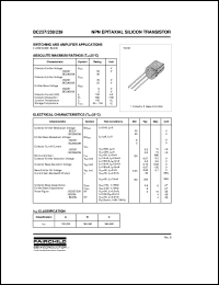 BC239 datasheet:  NPN Epitaxial Silicon Transistor [Obsolete] BC239