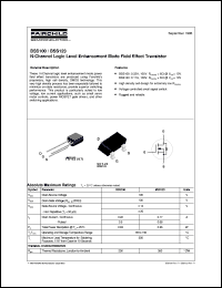 BSS123 datasheet:  N-Channel Logic Level Enhancement Mode Field Effect Transistor BSS123