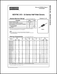 BZX79C4V3 datasheet:  Half Watt Zeners BZX79C4V3