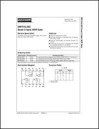 DM74ALS02N datasheet:  Quad 2-Input NOR Gates DM74ALS02N