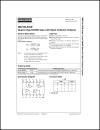 DM74ALS03BM datasheet:  Quad 2-Input NAND Gates with Open Collector Outputs DM74ALS03BM