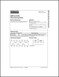 DM74ALS1004M datasheet:  Hex Inverting Driver DM74ALS1004M