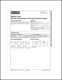 DM74ALS1035MX datasheet:  Hex Non-Inverting Driver with Open Collector Outputs DM74ALS1035MX