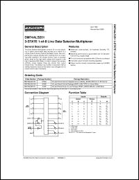 DM74ALS251M datasheet:  3-STATE 1 of 8 Line Data Selector/Mulitplexer DM74ALS251M