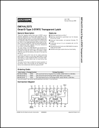 DM74ALS373WMX datasheet:  Octal D-Type 3-STATE Transparent Latches DM74ALS373WMX