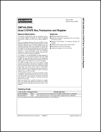 DM74ALS646WMX datasheet:  Octal 3-STATE Bus Transceiver and Register DM74ALS646WMX