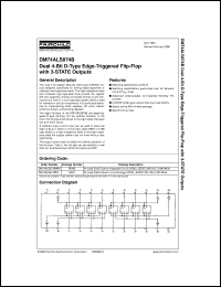 DM74ALS874BWMX datasheet:  Dual 4-Bit D-Type Edge-Triggered Flip-Flop with 3-STATE Outputs DM74ALS874BWMX