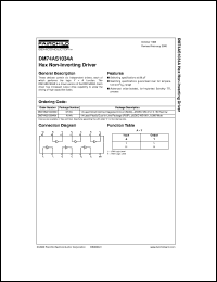 DM74AS1034AM datasheet:  Hex Non-Inverting Drivers DM74AS1034AM