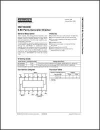 DM74AS280N datasheet:  9-Bit Parity Generator/Checker DM74AS280N