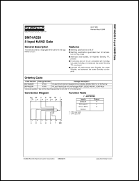 DM74AS30M datasheet:  8 Input NAND Gate DM74AS30M