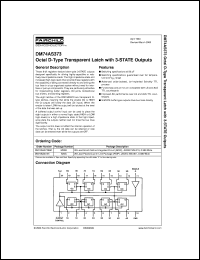 DM74AS373WM datasheet:  Octal D-Type Transparent Latch with 3-STATE Outputs DM74AS373WM