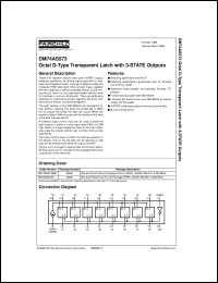 DM74AS573WMX datasheet:  Octal D-Type Transparent Latch With 3-STATE Outputs DM74AS573WMX