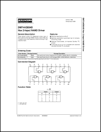 DM74AS804BWM datasheet:  Hex 2 Input NAND Driver DM74AS804BWM