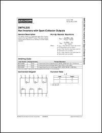 DM74LS05N datasheet:  Hex Inverter with Open-Collector Outputs DM74LS05N