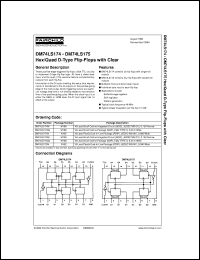 DM74LS175CW datasheet:  Quad D Flip-Flop with Clear and Complementary Outputs DM74LS175CW