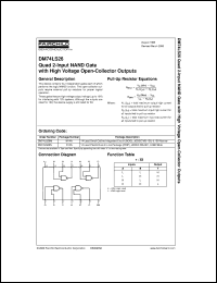 DM74LS26MX datasheet:  Quad 2-Input NAND Gate with High Voltage Open-Collector Outputs DM74LS26MX